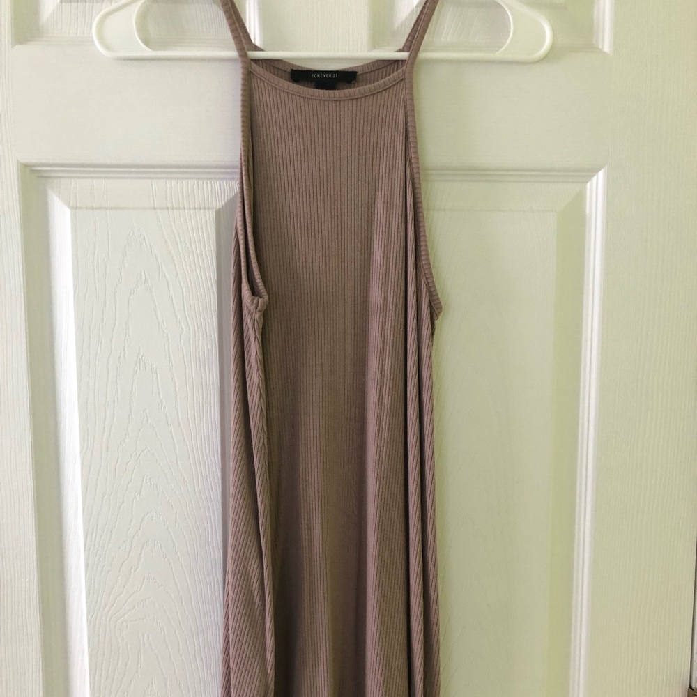 Forever 21 taupe summer dress